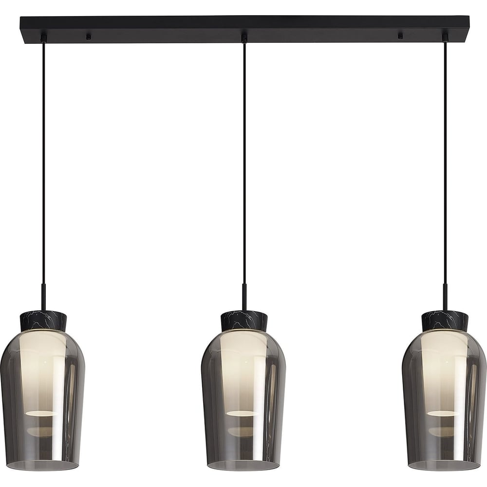 Изображение товара Подвесная люстра MANTRA nora 8285 с 3 лампами E27 современный дизайн черный