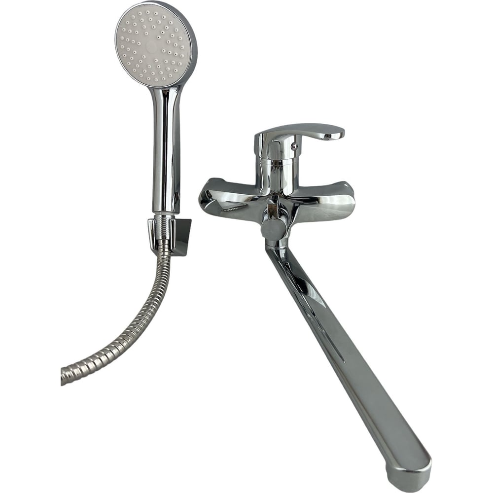 Изображение товара Смеситель для ванны Rainsberg с поворотным изливом 35 см однорычажный хром