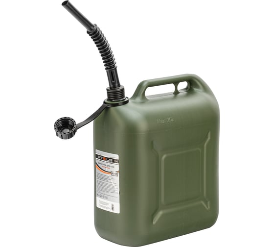 Изображение товара Канистра для ГСМ вертикальная, 20 л пластиковая, усиленная STELS 53127