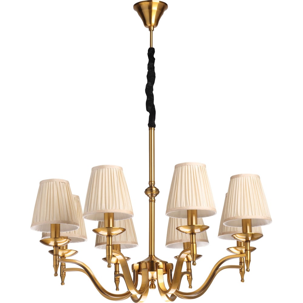 Изображение товара Люстра MW LIGHT Вирджиния 8x40W E14 стиль элеганс бронза ткань