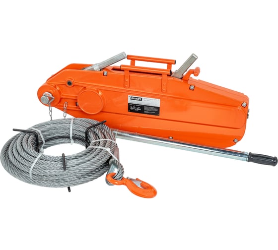 Изображение товара Рычажная тросовая лебедка Gigant 5,4 т, L=20 м GEW-26, Диаметр троса 16мм, МТМ 5400