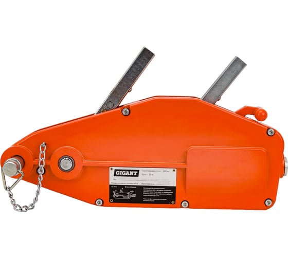 Изображение товара Рычажная тросовая лебедка Gigant 0,8 т, L=20м GEW-23, Диаметр троса 8,3мм, МТМ 800