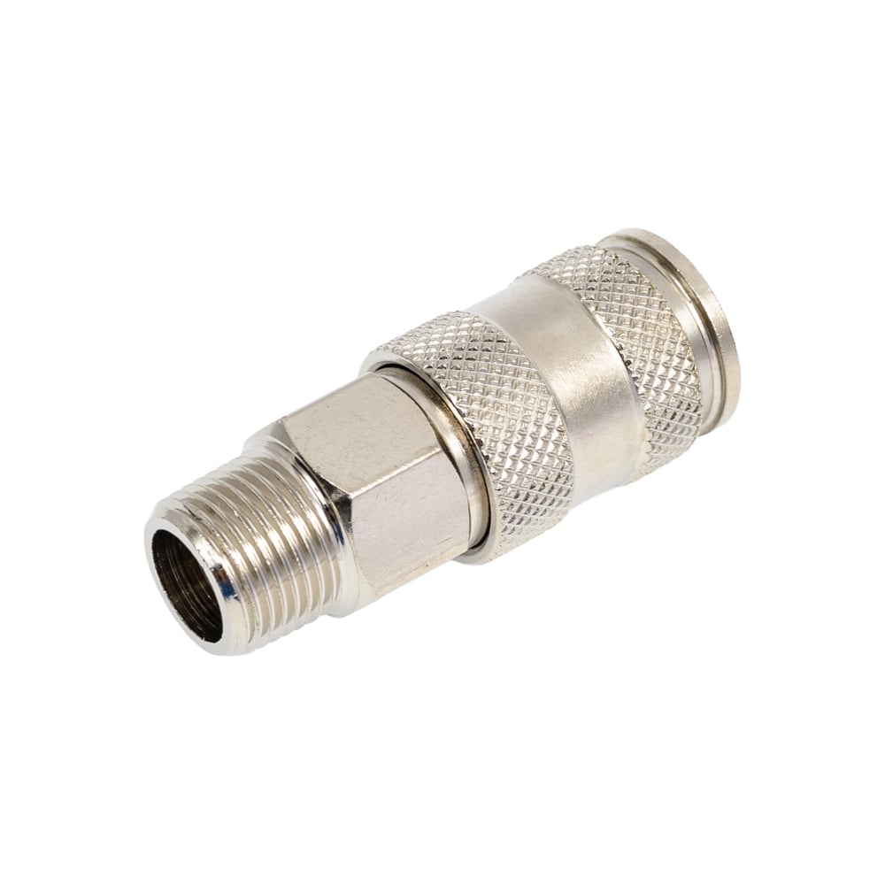 Изображение товара Быстросъемный штуцер мама 3/8'' AIST 90991323-1 соединитель шланга никелированная латунь