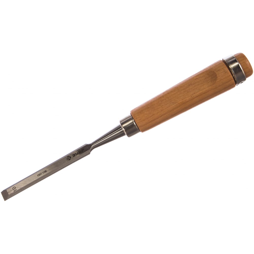 фото Стамеска-долото с деревянной ручкой, хромованадиевая, 10мм зубр эксперт 18096-10