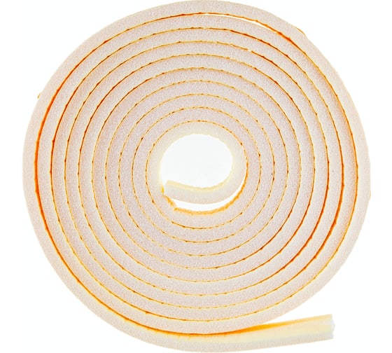 Изображение товара Уплотнитель для окон самоклеящийся СИБРТЕХ 8x8 мм, 14 м 93858