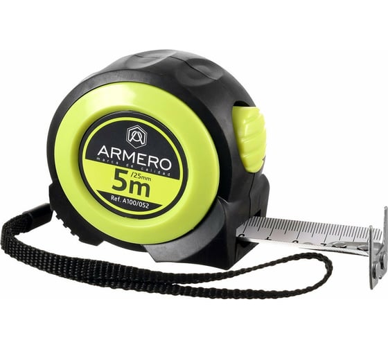 Изображение товара Рулетка с автоблокировкой Armero 5 м/25 мм A100/052