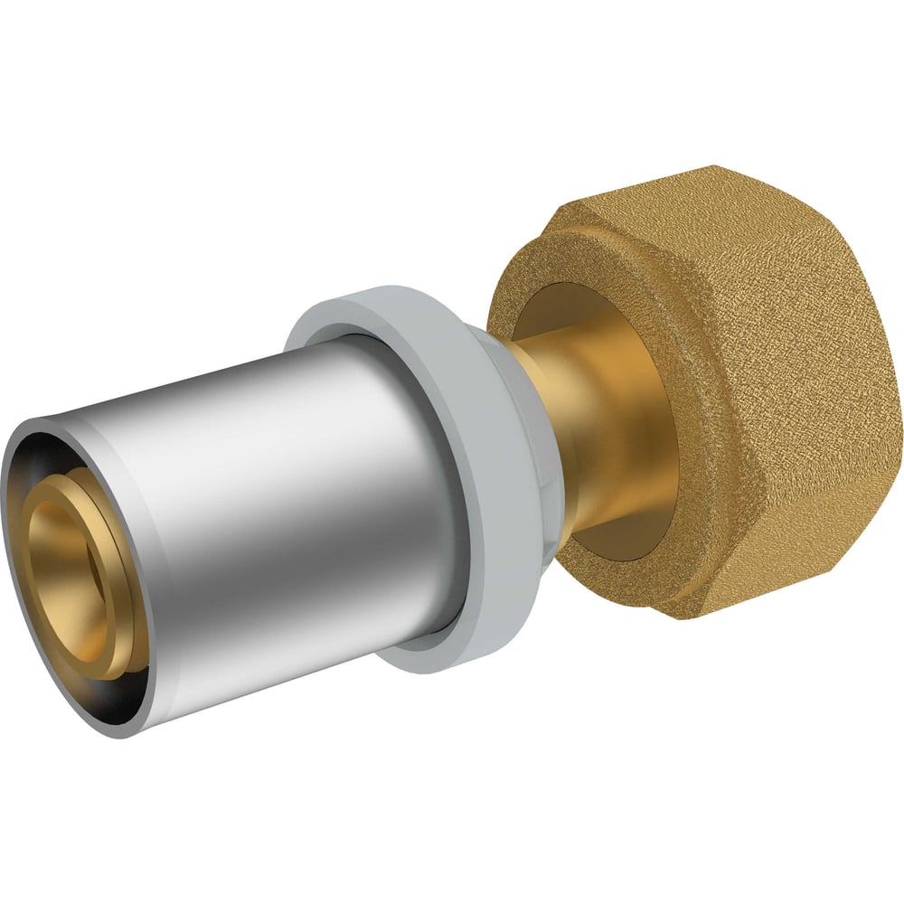 Изображение товара Штуцер RIIFO Omni с накидной гайкой пресс латунь 16-1/2"НГ Конус 1100053308