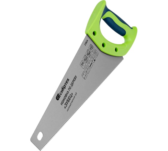 Изображение товара Ножовка по дереву для точных пильных работ, 350 ммкал, зуб 2D, 14 СИБРТЕХ Зубец 23826