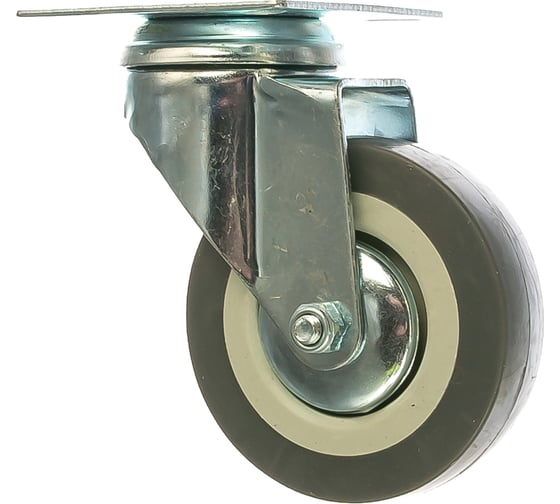 Изображение товара Колесо поворотное d-75мм крепление  платформенное СИБРТЕХ 68714