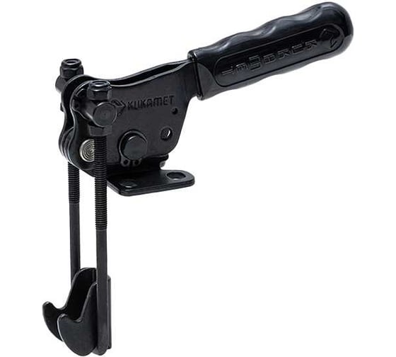 Изображение товара Натяжная защелка KUKAMET вертикальная чёрная, усилие 815 кг B351-4