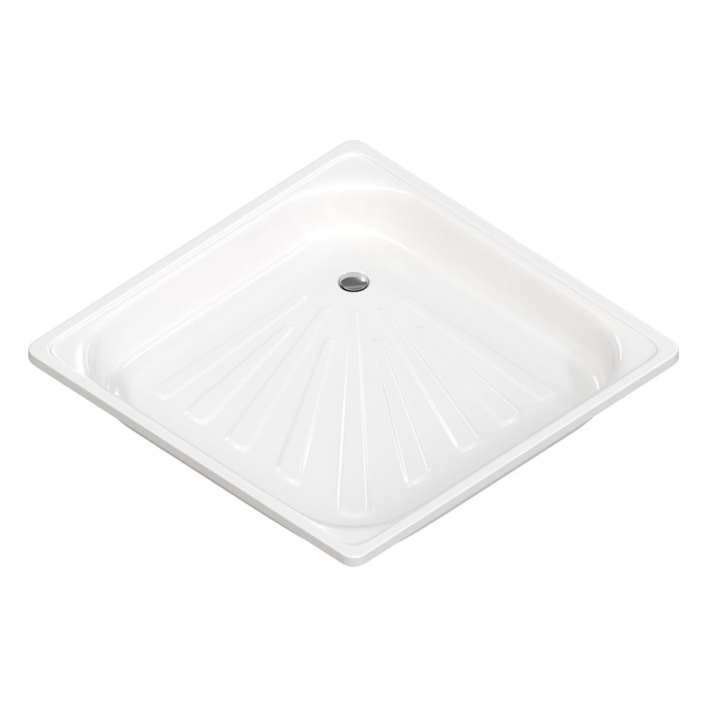 Изображение товара Душевой поддон Teymi Helmi 90x90x15 из стали с антискользящим покрытием