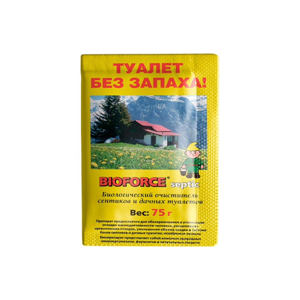 Изображение товара Septic 75 г для септиков и дачных туалетов BIOFORCE BD-052