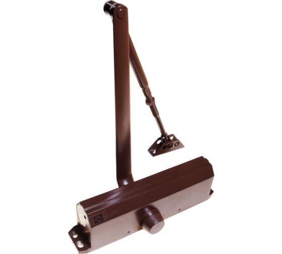 Изображение товара Доводчик Doorlock DL180A BC EN 1-6/7 коричневый с регулируемой функцией тормоза открывания, регулируемое усилие закрывания 75537