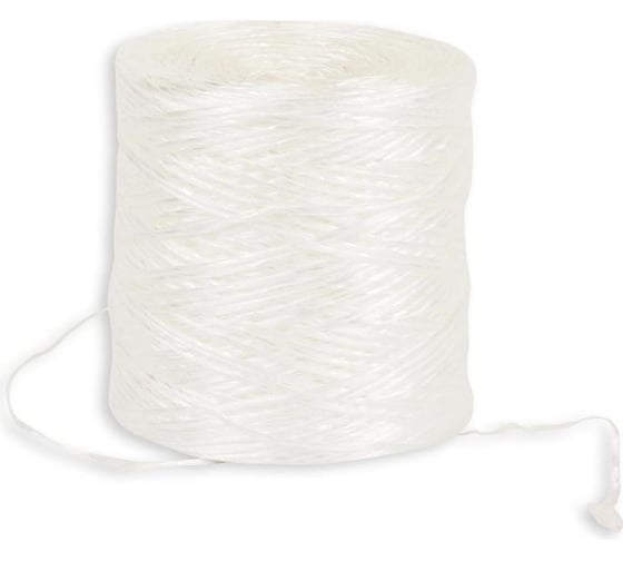 Изображение товара Крученый шпагат Комус пп 1,6 ктекс, бобина 1 кг, 625 пм, 1 кгб 15549