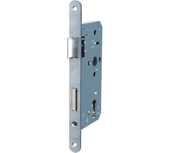 Изображение товара Корпус замка Doorlock DL4292С/55/72/20/SCr матовый хром, реверсивный, под цилиндр, бэксет 55 мм, межосевое расстояние 72 мм, фронтальная планка шириной 2 75309