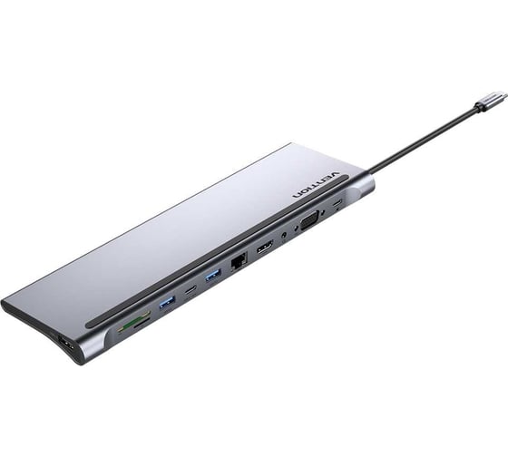 Изображение товара Мультифункциональная док-станция VENTION USB Type C 12 в 1, шт. THSHC