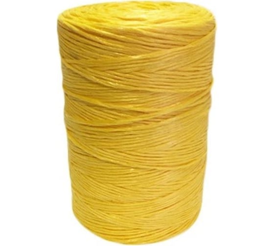 Изображение товара Полипропиленовый шпагат Комус 1000 текс, 1 кг, бобина, цвет в ассортименте 1267431