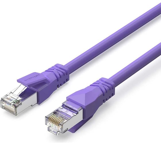Изображение товара Патч-корд прямой VENTION SFTP cat.6A, RJ45 - 0,3м. Фиолетовый, шт. IBMVY
