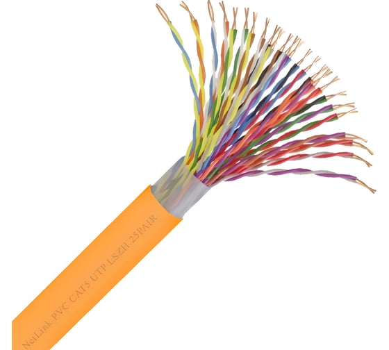 Изображение товара Кабель Netlink nl-cu lszh utp 25pr 24 awg cat5 305м внутренний УТ000003776