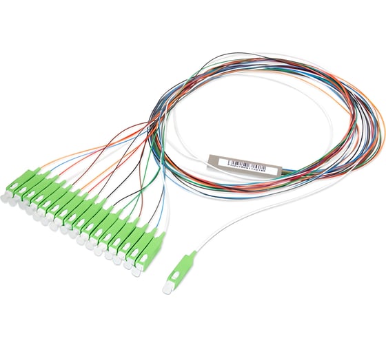 Изображение товара Разветвитель Netlink Ро1-16 plc 0,9mm 1m sc-apc (миникорпус) УТ000001042