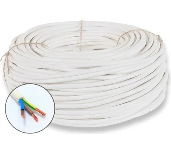 Изображение товара Бытовой провод ПВСнг(A)-LS ПРОВОДНИК 3x1 мм2, 2м OZ63785L2