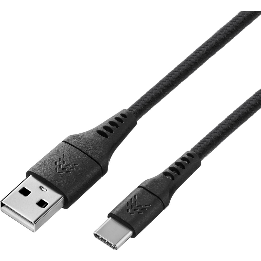 Изображение товара Зарядный кабель ROCKET Contact USB-A USB-C 1м тканевая оплетка