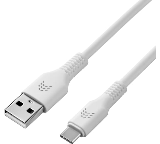 Изображение товара Зарядный кабель ROCKET Flex USB-A,USB-C 1м, оплетка TPE RDC508WH01FL-AC