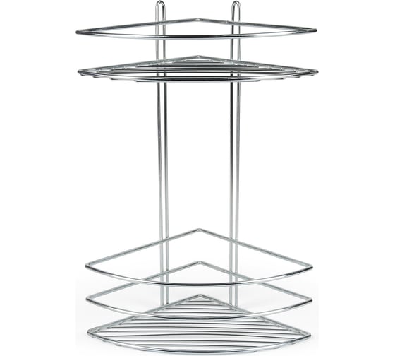 Изображение товара Полка для ванной Rosenberg 2-ярусная, угловая RUS-385322