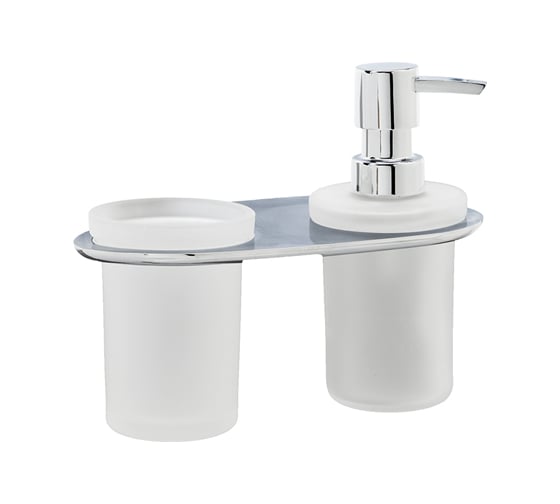 Изображение товара Держатель стакана и дозатора WasserKraft Kammel K-8389