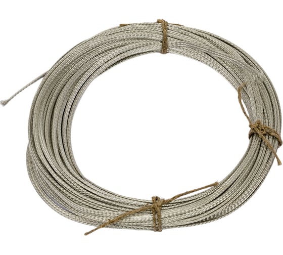 Изображение товара Плетенка ПРОВОДНИК медная луженая пмл 6x10 мм2, 20м OZ66628L20