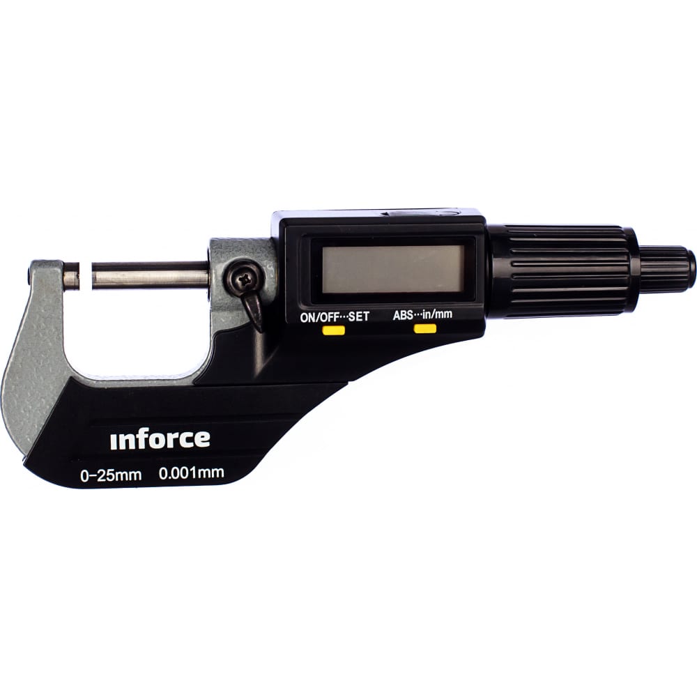 Цифровой микрометр Inforce микрометр механический fit 19909 0 25мм