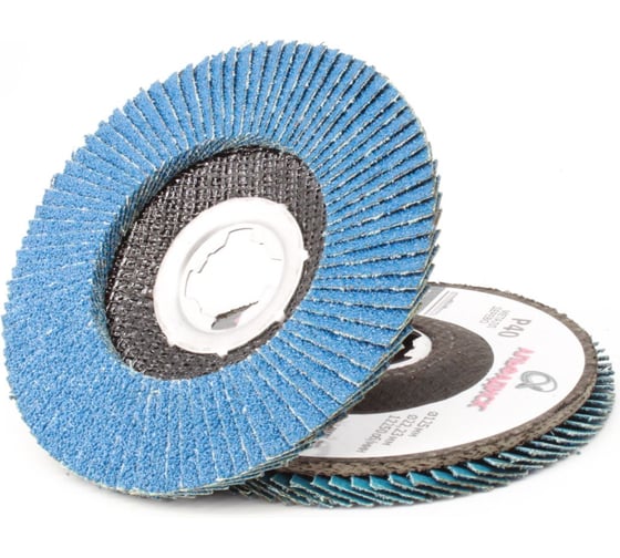 Изображение товара Круг лепестковый торцевой КЛТ Р40, 125 мм, X-lock, плоский Альфадиск 5214