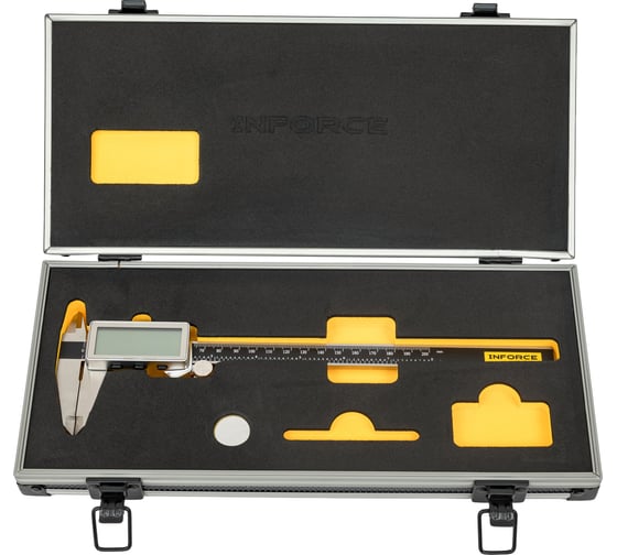 Изображение товара Цифровой штангенциркуль 0-200 мм Inforce 06-11-40