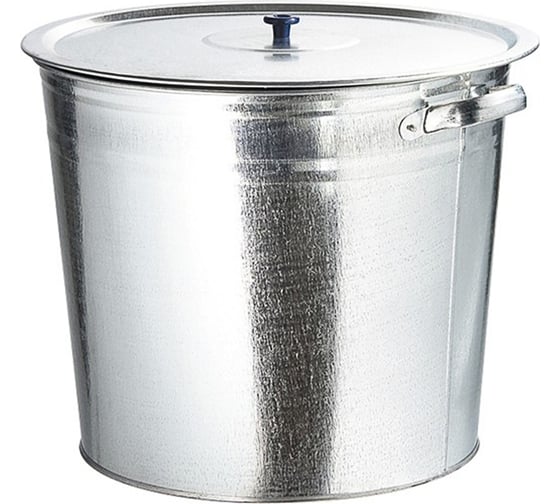 Изображение товара Оцинкованный бак для воды с крышкой СИБРТЕХ 20 л 67548