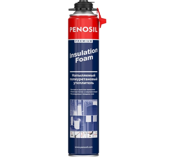 Изображение товара Напыляемый полиуретановый утеплитель Penosil Premium Insulation Foam 850 ml A4924