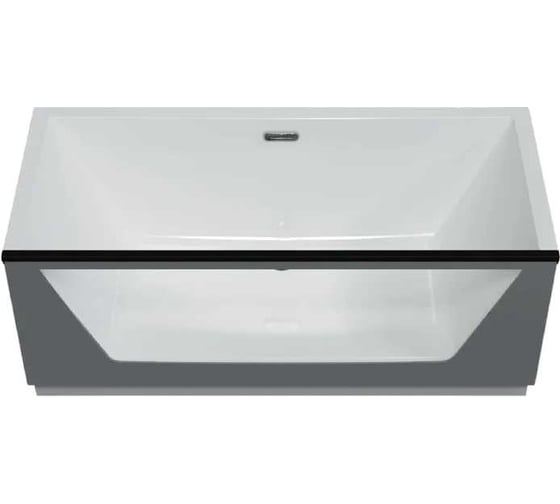 Изображение товара Ванна Aima Design "NEO" 170х75 см, 1 стекло, матовое серое 01нео1775с1с