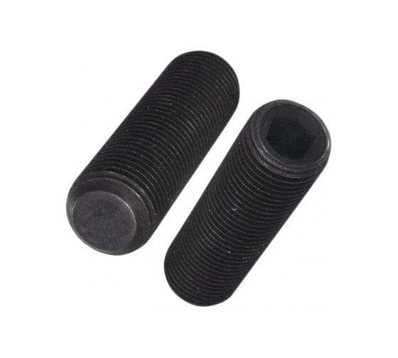 Изображение товара Установочный винт с внутренним шестигранником КРЕП-КОМП DIN 913, 3x12, пр. 12.9, тупой конец, черный, 200 шт. ву312прч