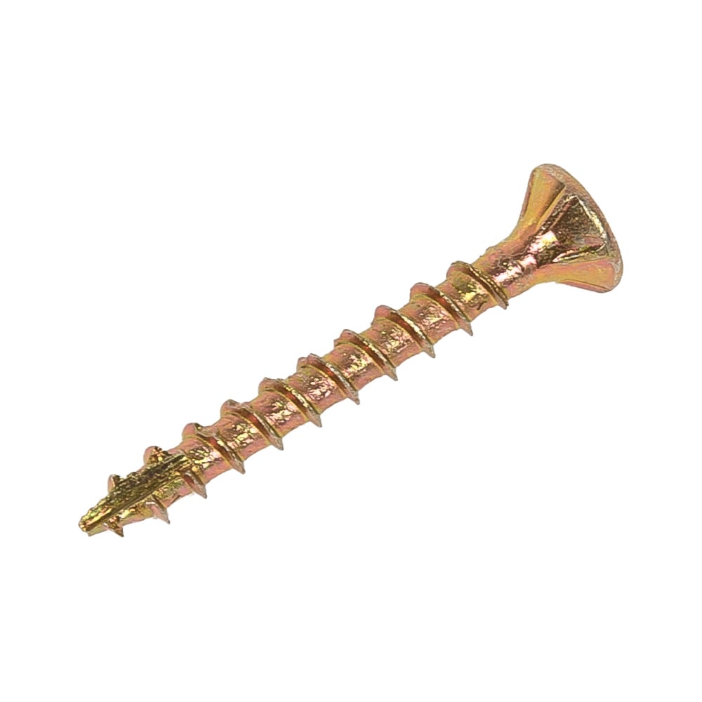 Изображение товара Конструкционные саморезы КРЕП-КОМП потай, Torx, желтый цинк, 3.0x25 мм, 500 шт.