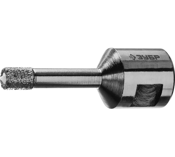 Изображение товара Высокоскоростная алмазная коронка по керамограниту и железобетону ЗУБР Профессионал М14, вакуумное спекание, 6 мм, для УШМ 29865-06-M14