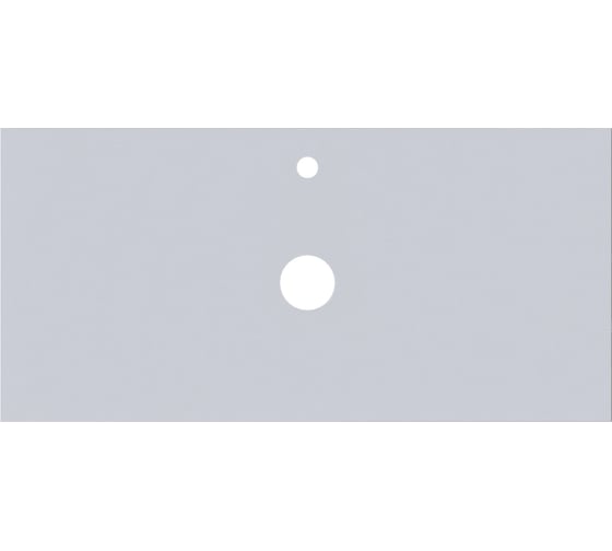 Изображение товара Столешница Marka One mix 100 см, цвет белое стекло У83870