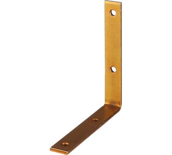 Изображение товара Мебельный уголок ЗУБР узкий УМ-5.0 150х150х25 х 5мм желтый цинк 31031-150