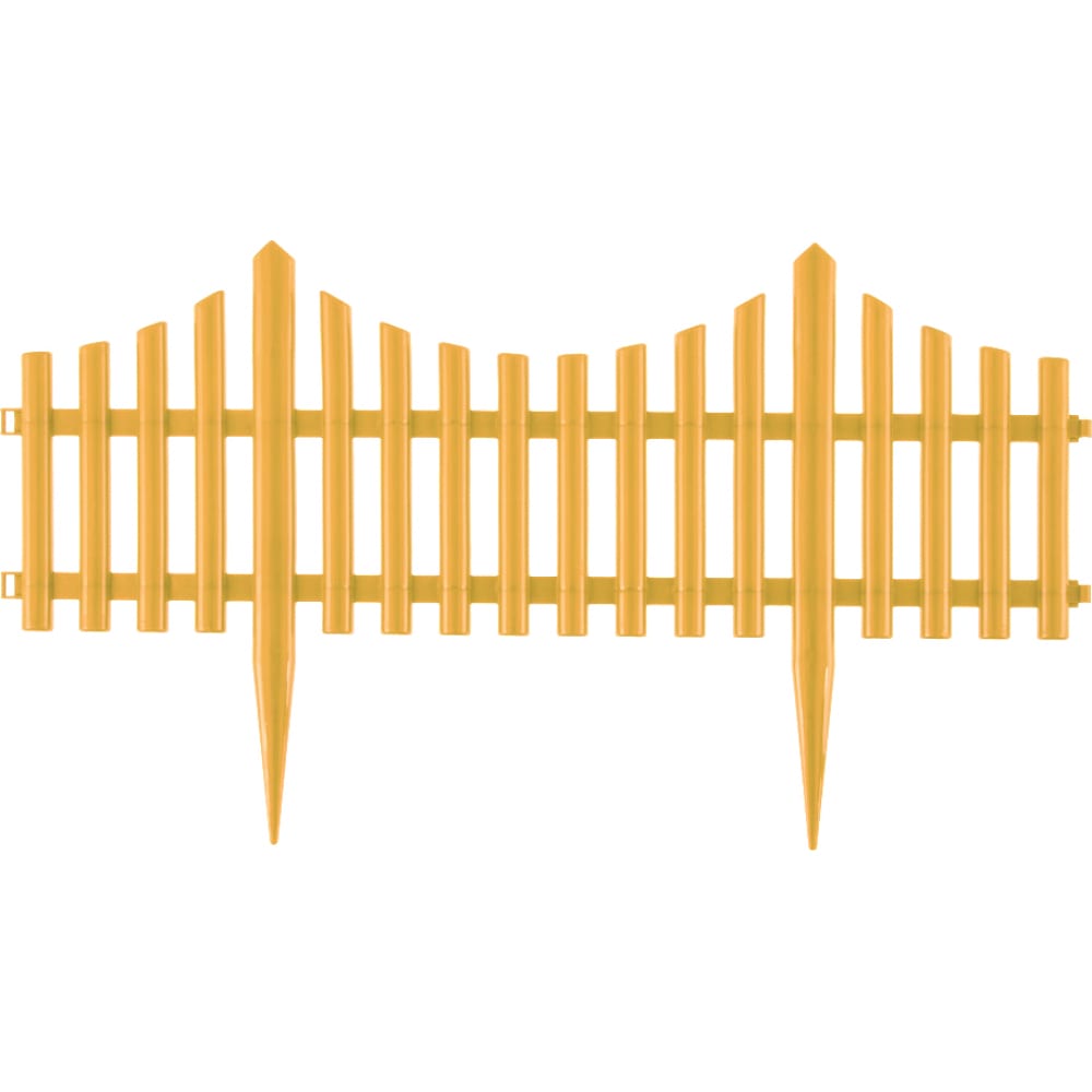 фото Декоративный забор palisad гибкий, 24 х 300 см, желтый 65016