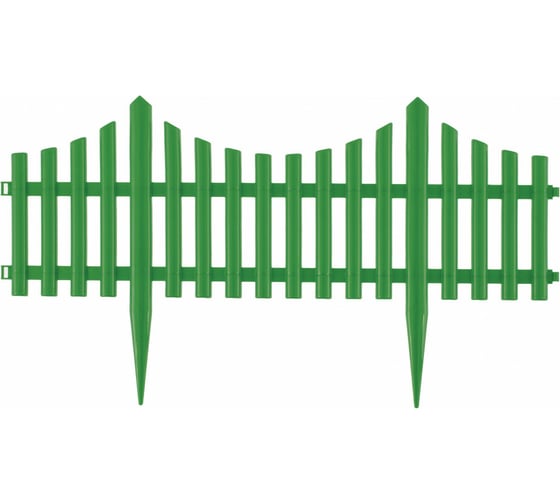 Изображение товара Декоративный забор PALISAD Гибкий, 24 х 300 см, зеленый 65017