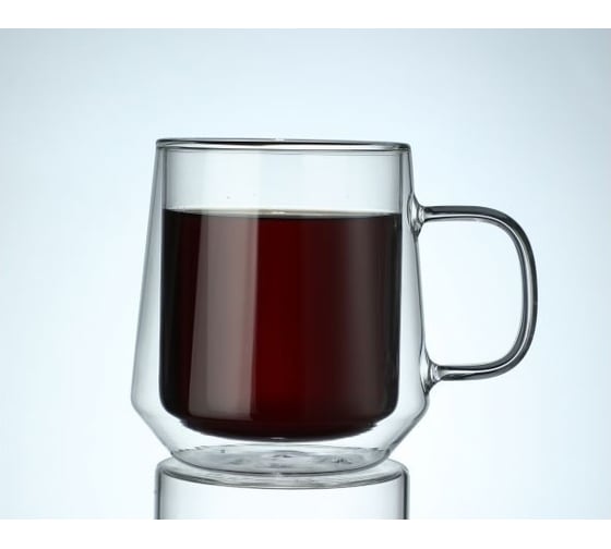 Изображение товара Стеклянная кружка PERFECTO LINEA Tagus с двойными стенками, 400 мл 30-354400