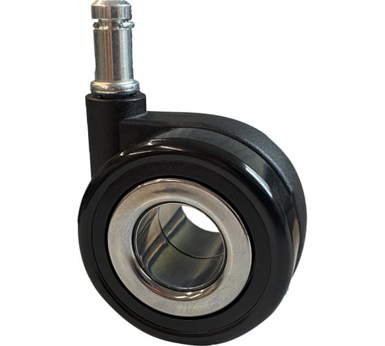 Изображение товара Мебельное колесо MFK-TORG штырь, М11, 60 мм, хром, сквозной, с подшипником 602524-11