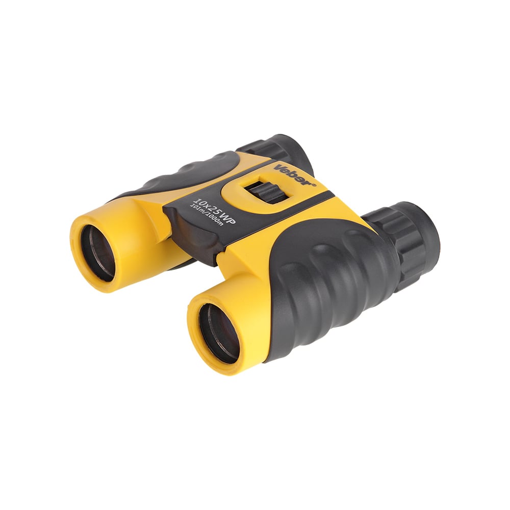 Изображение товара Бинокль Veber 10х25 WP черный-желтый для охоты рыбалки и туризма