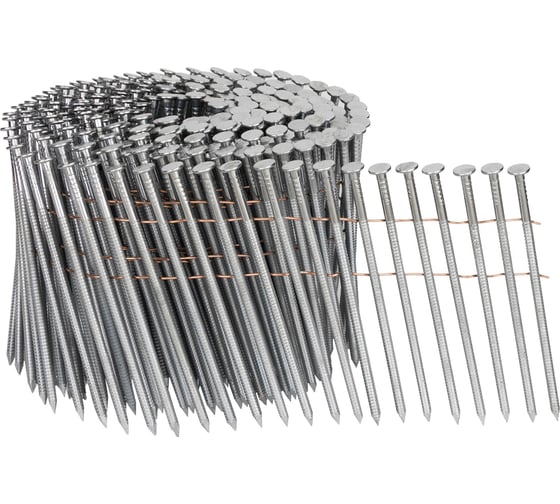 Изображение товара Гвозди барабанные (5000 шт; 2.87x75 мм; кольцевая накатка) для N90C FUBAG 140183