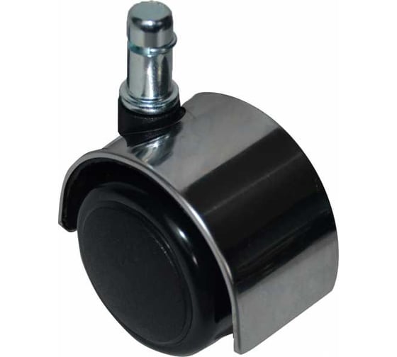 Изображение товара Мебельное колесо MFK-TORG штырь, М11, 50 мм, декор хром 501503-11