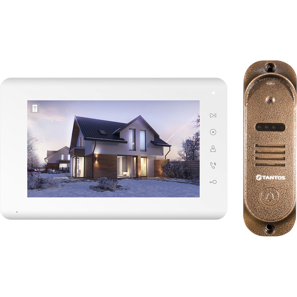 Изображение товара Комплект видеодомофона Mia HD и вызывная панель Stich HD Tantos Milena HD Kit