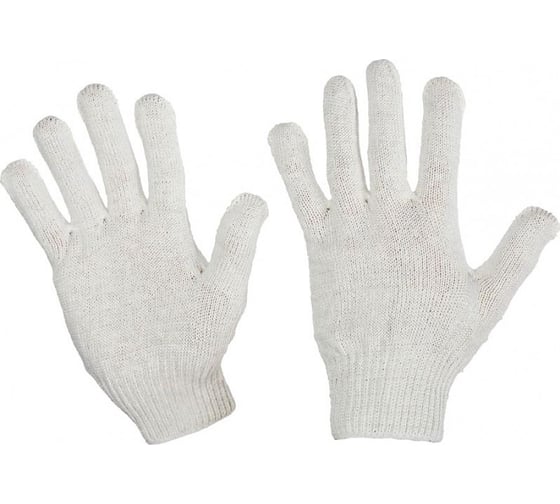 Изображение товара Хлопчатобумажные перчатки без ПВХ Pegas pneumatic 4 нити, 300 штук 120614-1